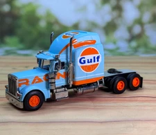 FINE 1:64 Scale Racing Peterbilt King Hauler Trailer Model Diecast Metal Car