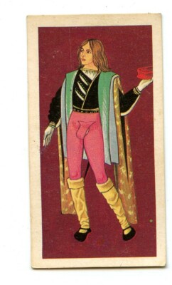 Brooke Bond Tea Card British Costume Collectable #9 Man's Day Clothes 1490 (1)