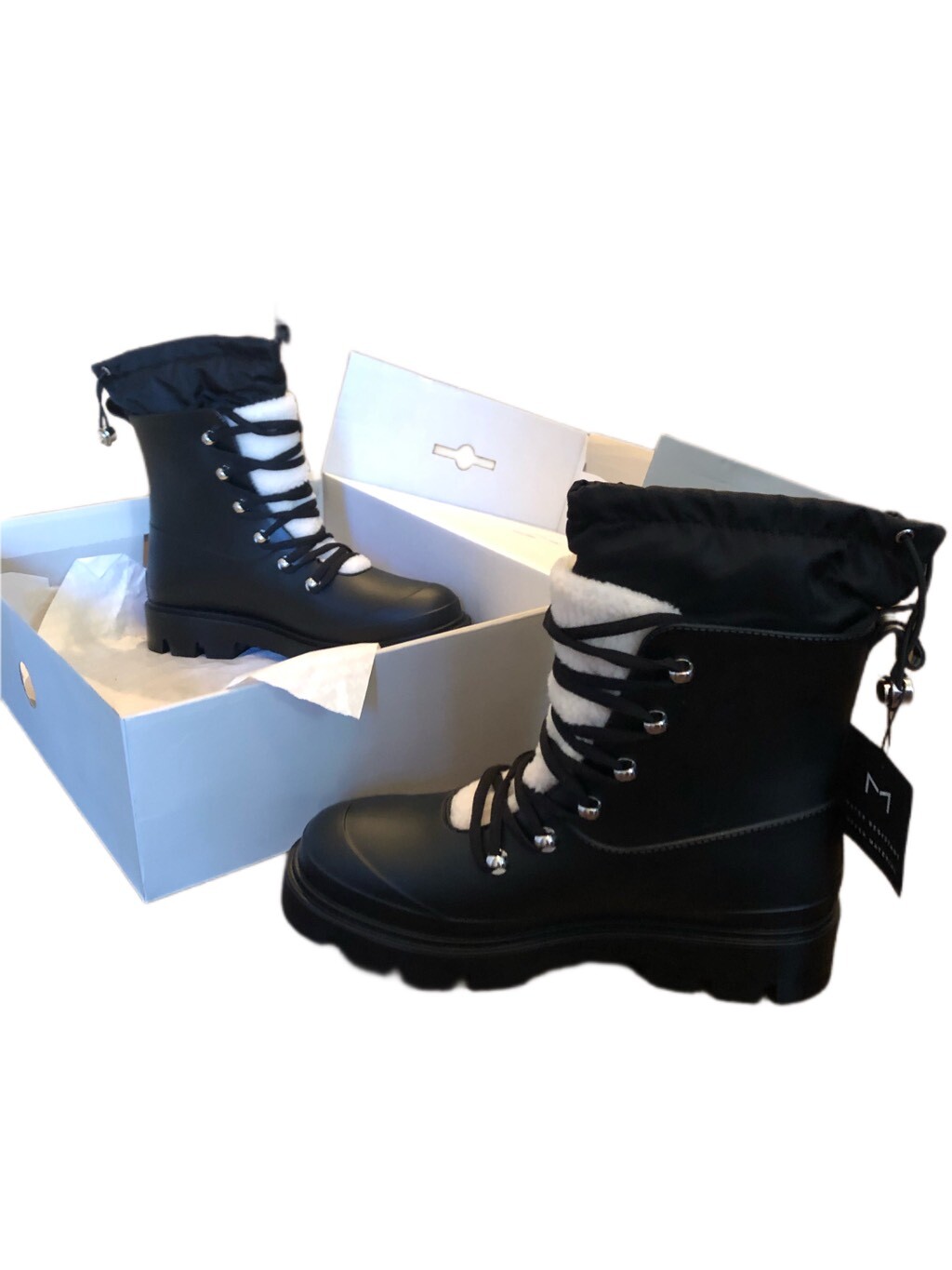 freely waterproof lace up boot