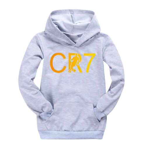 CR7 Kinder Jungen Hoodie Sweatshirt Kapuze Pullover Freizeit Frühling Herbst - Bild 6 von 13
