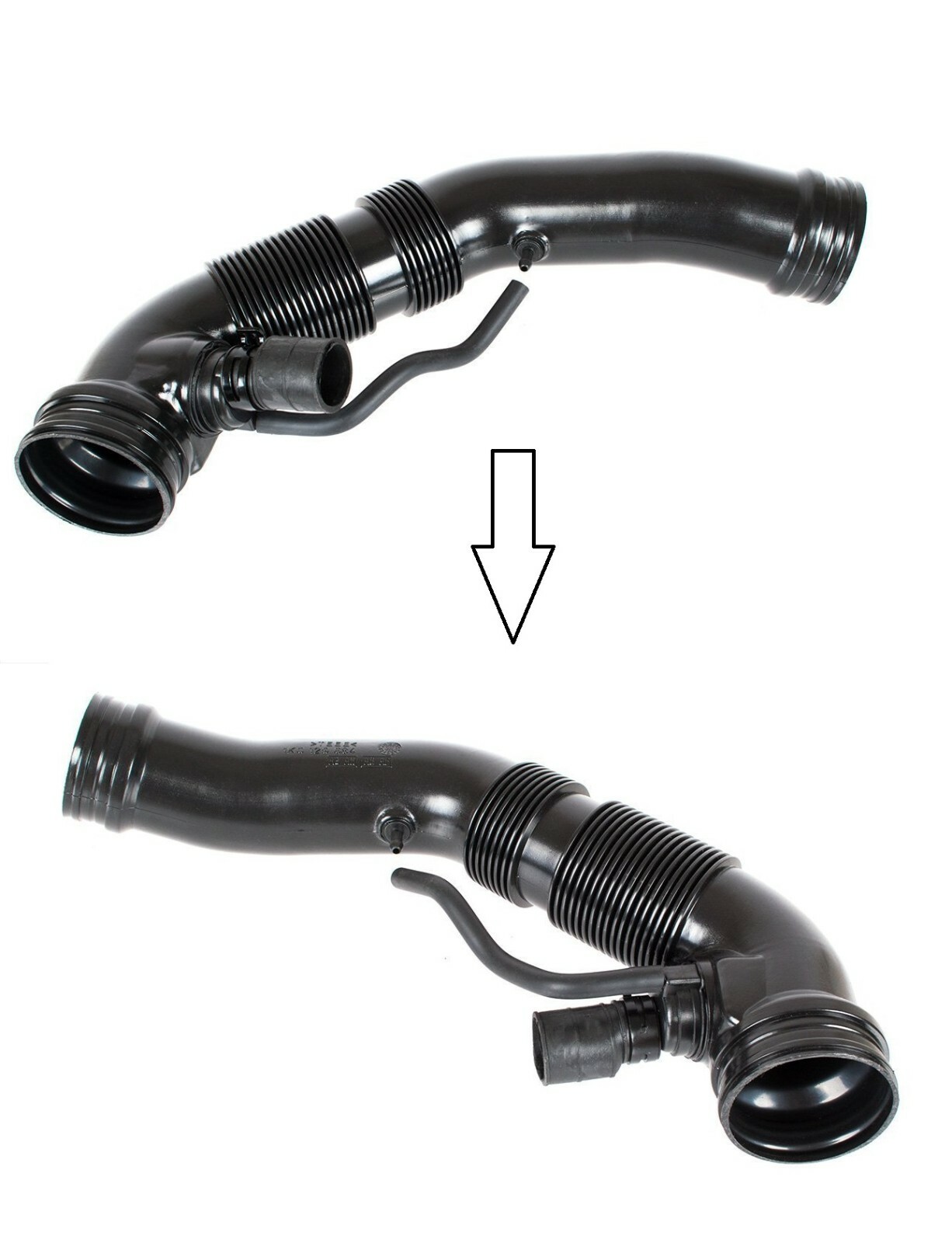 Manchon d'air Audi A4 2.0 résout ralenti instable durite aspiration 06B129627AB