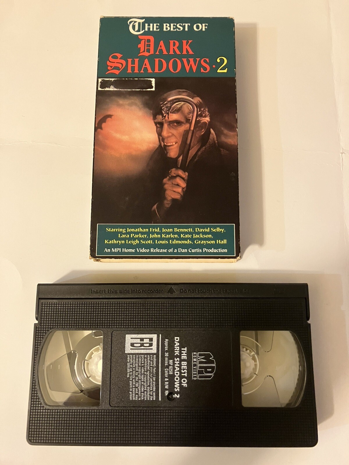 THE BEST OF DARK SHADOWS 2 VHS 1992 MPI KATE JACKSON DAVID SELBY JONATHAN FRID