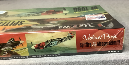 Vintage Hawk Spitfire MK 22 & Messerschmitt BF 109G Model Kit - 1/72 Scale - NIB - Picture 6 of 8