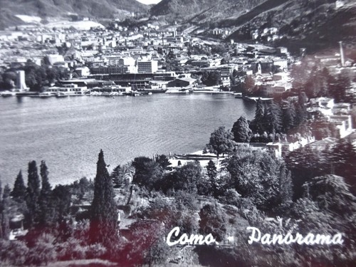 ITALY-LAKE COMO PANORAMA-VINTAGE POSTCARD - Picture 2 of 5