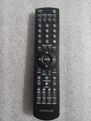 Proscan Um4 AAA IE R03 TV Remote Control-Black