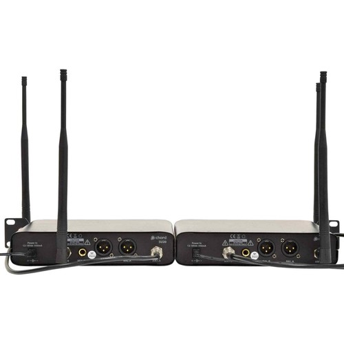 Chord SU20 Set microfono wireless compatto doppio UHF (portatile 864.8+863.1) - Foto 3 di 4