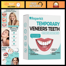 Natural Looking Temporary Snap-On Veneers, Comfortable False Teeth for Men  Wom