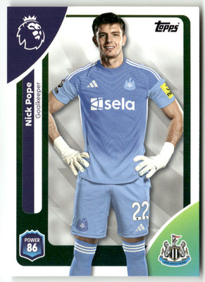 Topps Premier League 2025-26 Soccer No. 218 Nick Pope