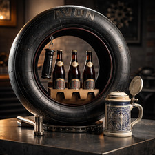 Rennreifen/Slick Getränkeständer, Slickbar, Motorsport Geschenk,