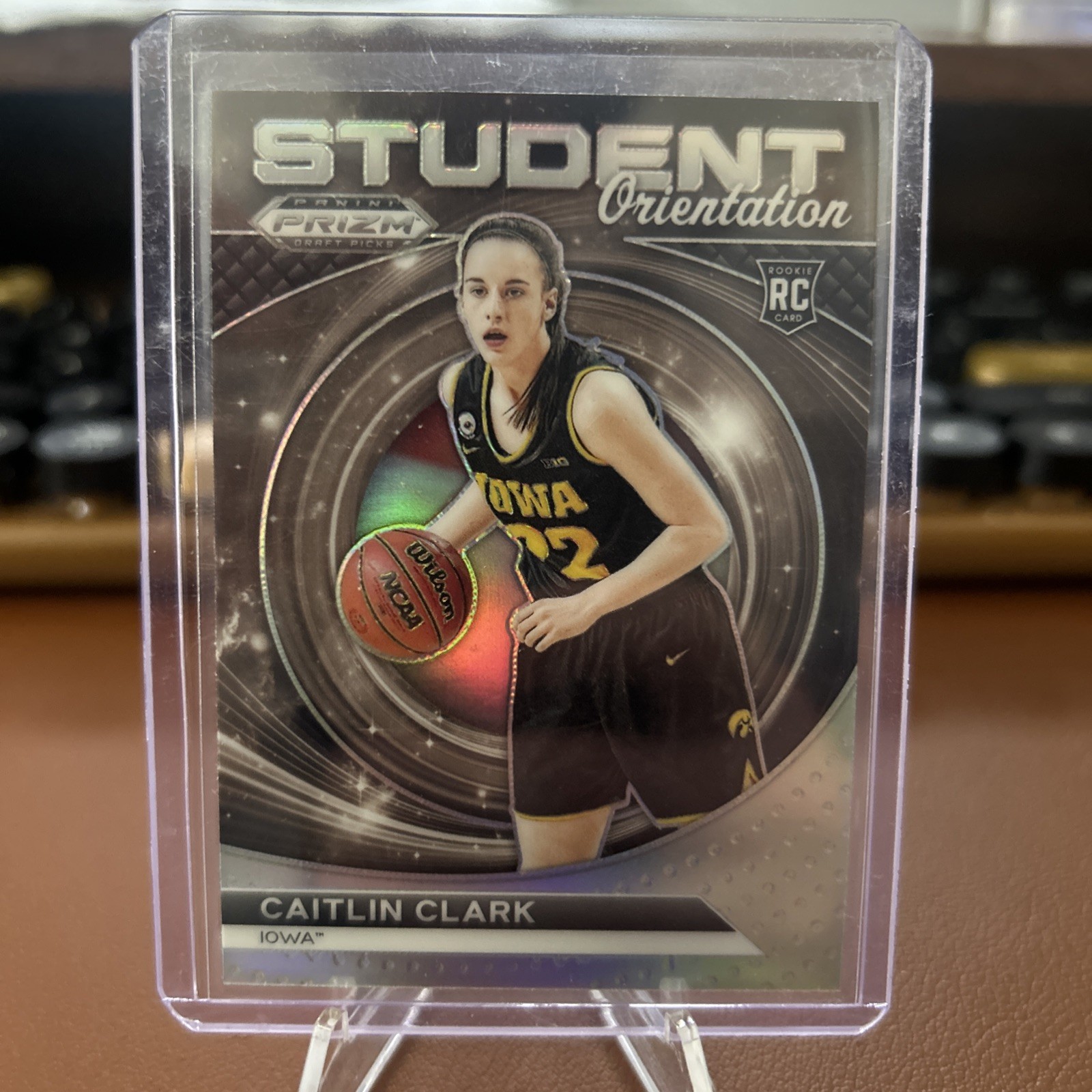 2024 Panini Prizm Draft Picks - Student Orientation Caitlin Clark #22 (RC)