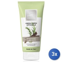 3X Lady Venezia KöRpercreme 100 Ml Officinali Relax Rosmari