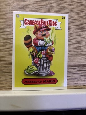 Messed-Up Mario #3a 2024 Topps Garbage Pail Kids-At-Play At-Play - Game Over!  