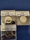 Three 1964 25C Gem (Proof) Washington Quarters