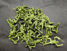 TIM MEE ARMY MEN CLASSIC TOY Soldiers Figures USA 24PCS VINTAGE