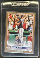 2022 Topps Juan Soto Gold #/2022 Nationals