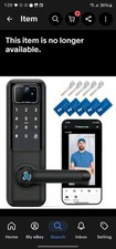 WiFi Video Smart Door Lock: Fingerprint Door Lock with Camera- Keyless Entry ...