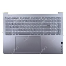 5CB1S50838 For Lenovo Yoga Pro 9 16IAH10 palmrest case keyboard touchpad gray