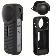 For Insta360 X4 Silicone Case Camera Protective Kit Action Camera Case/Lens Cap