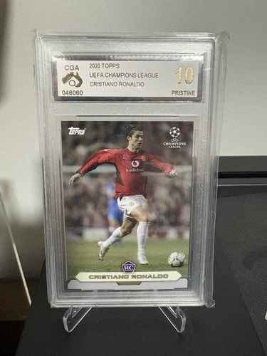 ?2020 Topps Cristiano Ronaldo RC Card UEFA Champions League - CGA 10 PRISTINE?