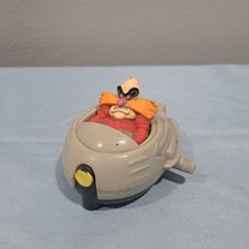 VTG 1993 Sega Sonic the Hedgehog Dr Robotnik Eggmobile Wind Up Toy Retro Gaming