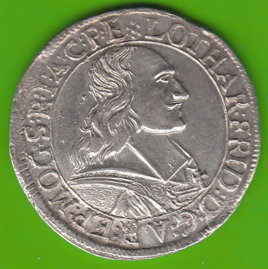 Münze Silber Mainz Sortengulden 60 Kreuzer 1675 vz leicht gereinigt nswleipzig - Bild 2 von 3