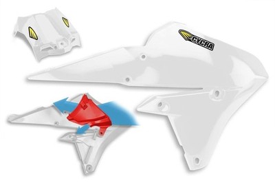 Cycra Powerflow Intake Radiator Shrouds White 1CYC-1784-42