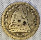 1856 P Seated Liberty Half Dime #AB952