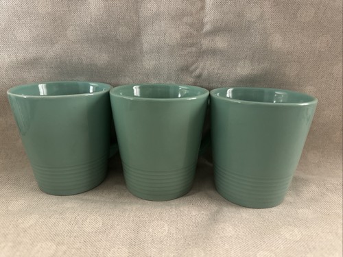 Set Of 3 Turquoise Sakura  Mug 2380081 14 Oz