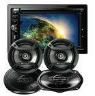 Gravity Vgr-D900Bt 2-Din Dvd Car Receiver + 2x Pioneer 6.5" & 2x 6x9" Speakers