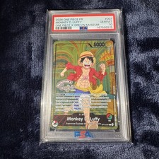2026 ONE PIECE MONKEY D LUFFY GREVIN MUSEUM FRENCH PROMO CARD - PSA 10 IN HAND