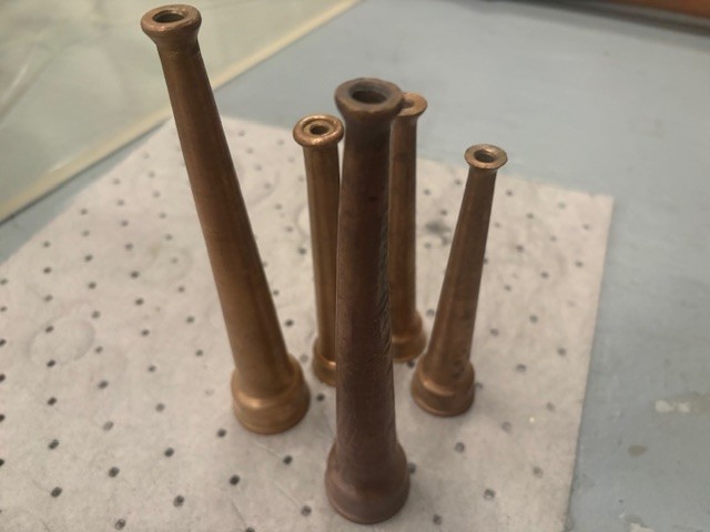 Vintage  Solid Brass  Hose Nozzles, Collectibles