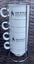 RARE VINTAGE Coffee Expresso Cups World Trade Center Observatory NEW YORK CITY