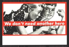 Postcard: We Dont Need Another Hero Barbara K...