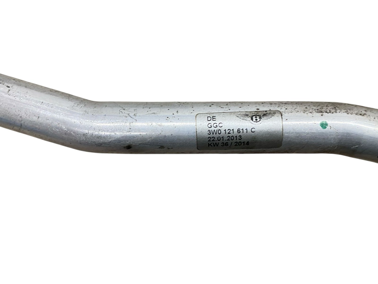 2015 BENTLEY CONTINENTAL 4.0L WATER COOLANT HOSE PIPE SET 3W0121611C 4W0121064