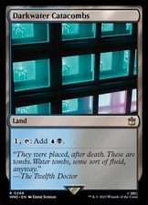 Darkwater Catacombs 0269 Non Foil Rare Doctor Who Commander MTG Near Mint