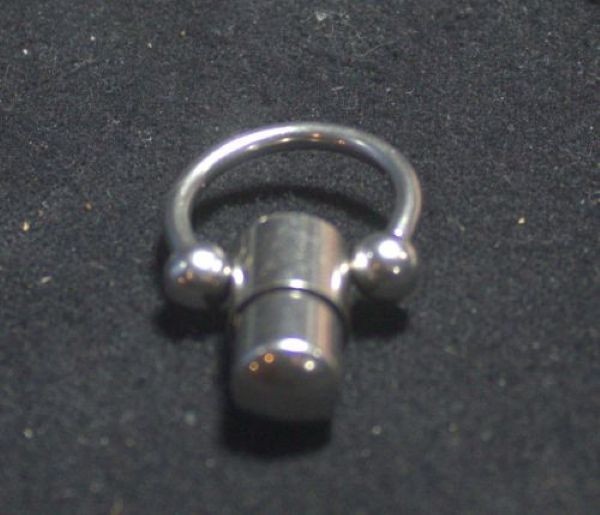 vibrating hood ring Surgical Steel VCH Vibrating Barbell with DOZEN Batteries. – xtc-jewelry