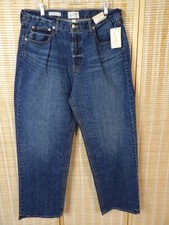 Women's Universal Thread Mid-Rise 90s Baggy Size 14 Non-Stretch Blue Denim Jeans