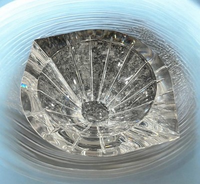 Jan Johansson Marin Heavy 2.4 Lb Crystal 6.5'' Bowl Orrefors Sweden.