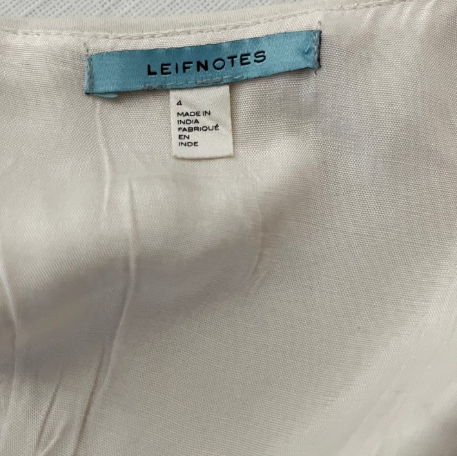 Womens Leifnotes Size 4 Ivete Patchwork Dress Tul… - image 2