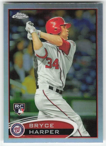 2012 Topps Chrome #196 Bryce Harper BASEBALL Washington Nationals