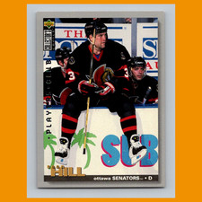 Sean Hill #65 1995-96 Collectors Choice Players Club Ottawa Senators Hockey Card