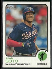 2022 Topps Heritage #154 Juan Soto Team Name Color Swap Variation