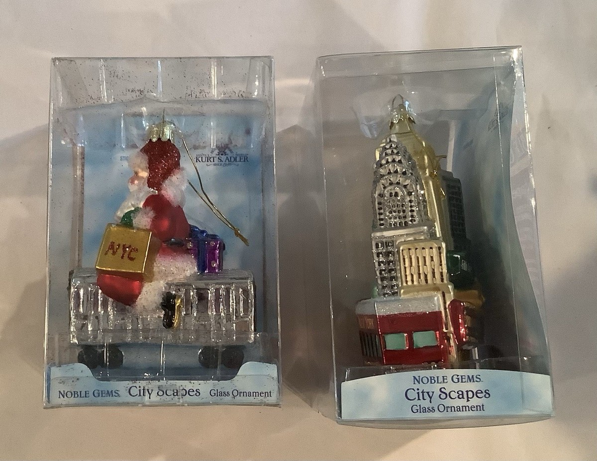 Kurt Adler Noble Gems Traditions Glass Dove Of Peace Ornament A2 14249616