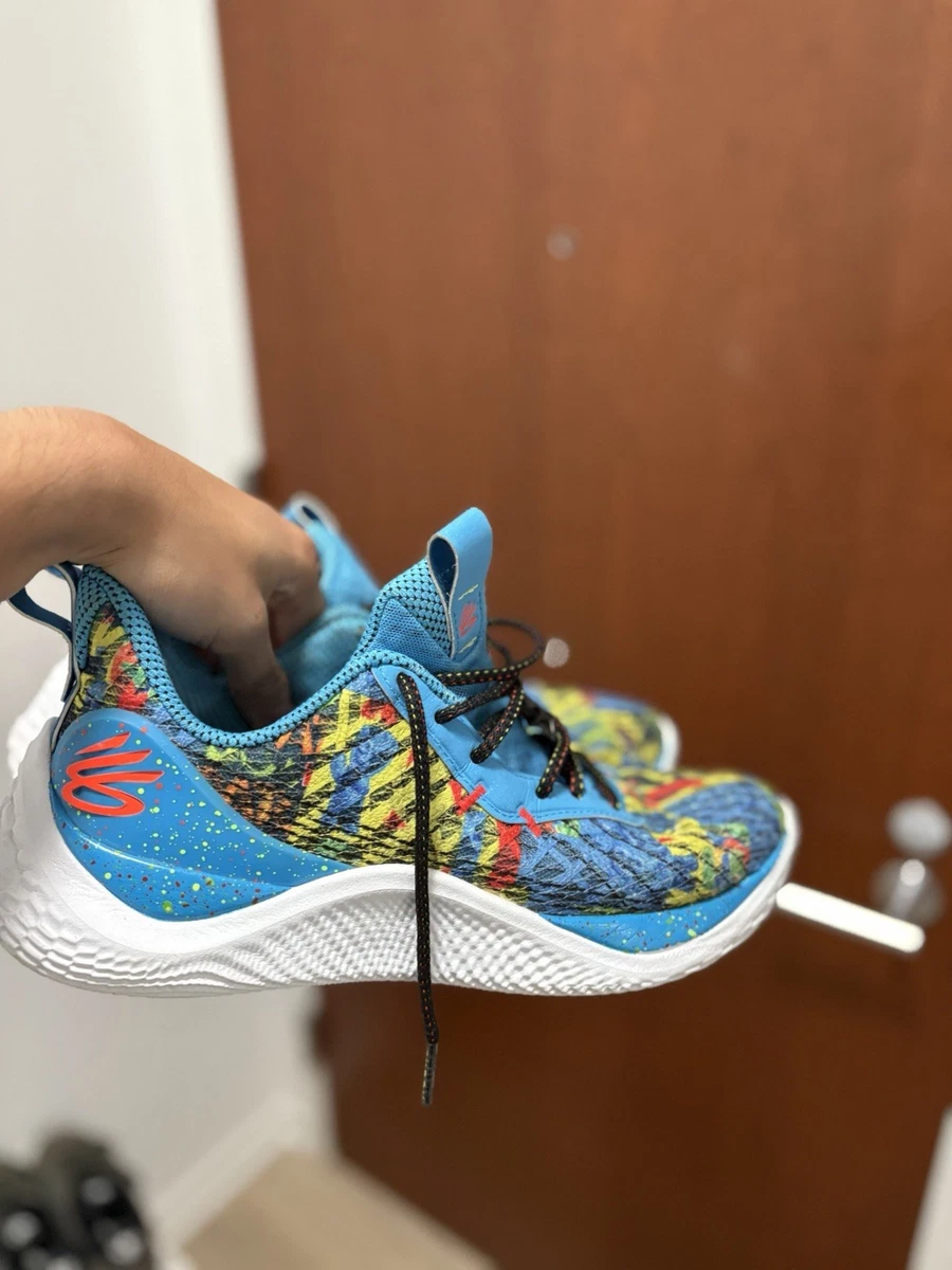 Under Armour Curry Flow 10 x Sour Patch Kids Blue 2022 for sale | eBay