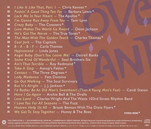 Warner Pop Rock Nuggets 7: Love Land by VARIOUS ARTISTS [Audio CD]