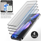 4X For Google Pixel 9 Pro XL Clear Tempered Glass Screen Protector Transparent