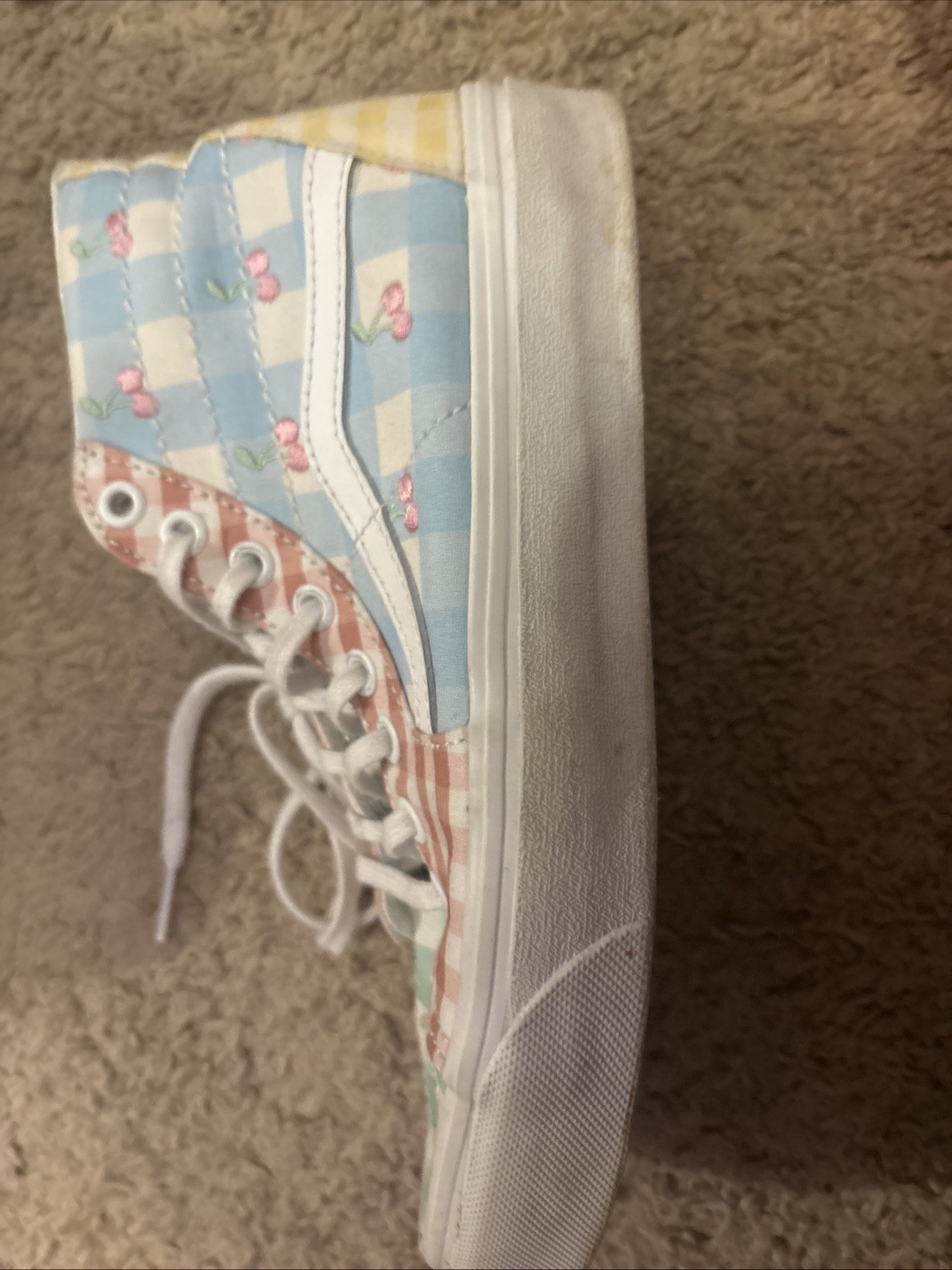 Cute multicolor patch-worked Vans women’s size  7 - image 3