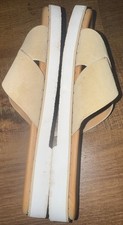 Yellow Box Women s Hemes Slide Sandal Size 10, Taupe Without Box