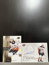 2023-24 Upper Deck Premier  #150 Leo Carlsson RC /199 +24/25 Penmanship Auto LOT