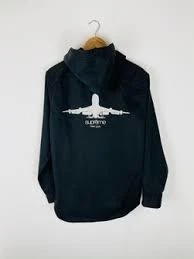 Chemise à capuche neuve Supreme Supreme Planes avion noir XL rare